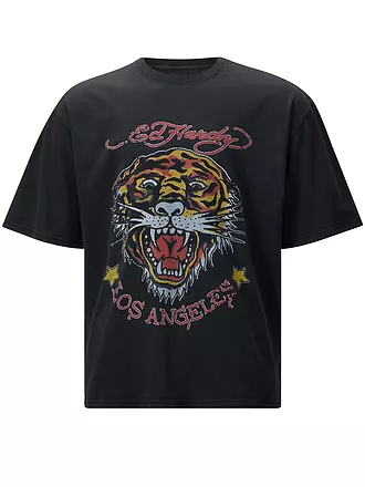 ED HARDY | T-Shirt LA TIGER VINTAGE | schwarz