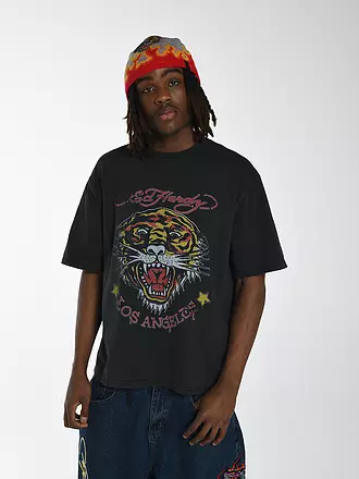 ED HARDY | T-Shirt LA TIGER VINTAGE | schwarz