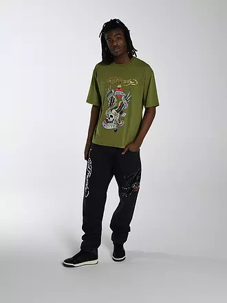 ED HARDY | T-Shirt NEW YORK CITY | olive