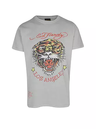 ED HARDY | T-Shirt TIGER VINTAGE | weiss