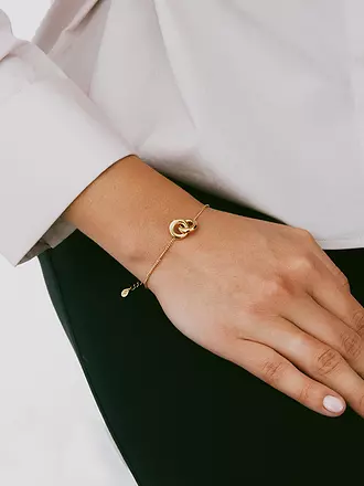 EDBLAD | Armband CHUNKY ETERNAL BRACELET Steel | gold