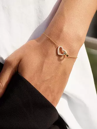EDBLAD | Armband ETERNAL HEART BRACELET Steel | gold
