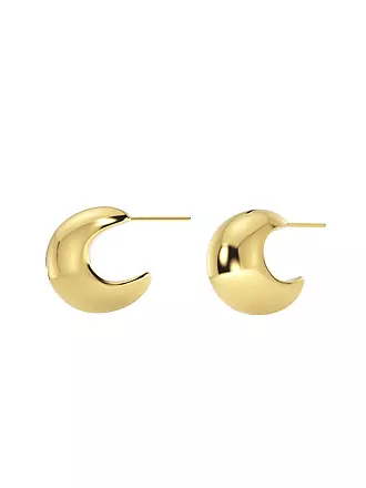 EDBLAD | Creolen BOLD CREOLES Small  Steel | gold