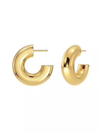 EDBLAD | Creolen CHUNKY CREOLES Large Steel | gold