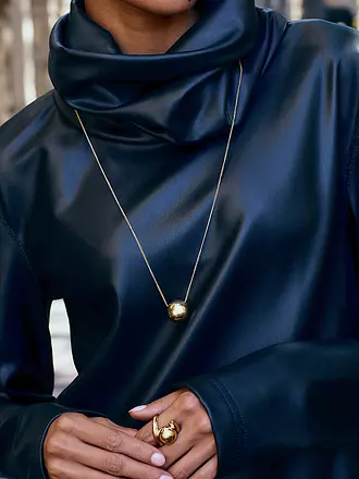 EDBLAD | Halskette BEAD NECKLACE Steel | gold