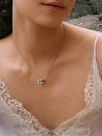 EDBLAD | Halskette CHUNKY ETERNAL NECKLACE Steel | gold