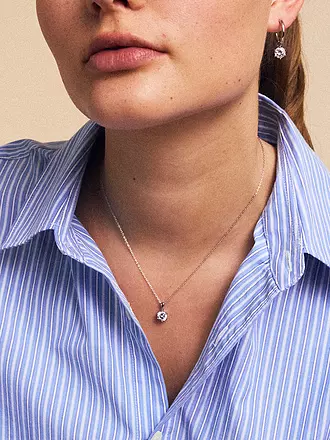 EDBLAD | Halskette CROWN NECKLACE Large Steel | silber