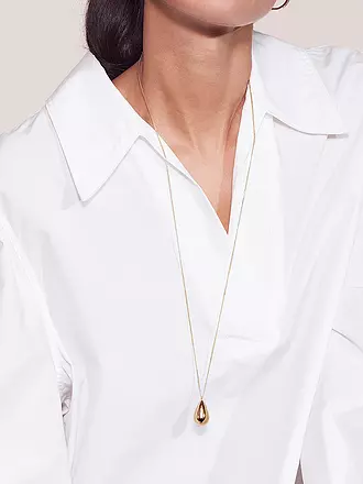 EDBLAD | Halskette DROP NECKLACE Steel | gold