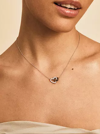 EDBLAD | Halskette ETERNAL HEART NECKLACE Steel | silber