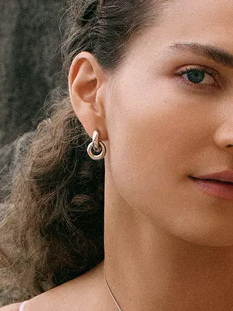 EDBLAD | Ohrringe CHUNKY ETERNAL EARRINGS  Steel | silber