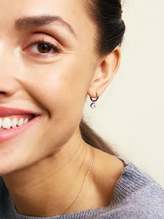 EDBLAD | Ohrringe CROWN HOOPS Gold | silber