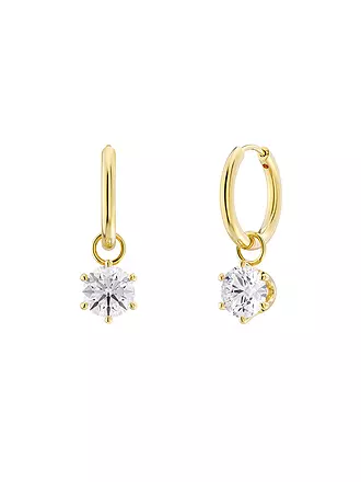 EDBLAD | Ohrringe CROWN HOOPS Steel | gold