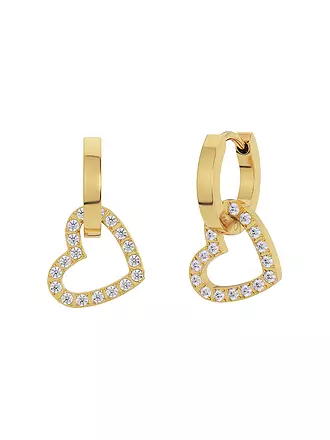 EDBLAD | Ohrringe ETERNAL HEART EARRING Steel | gold