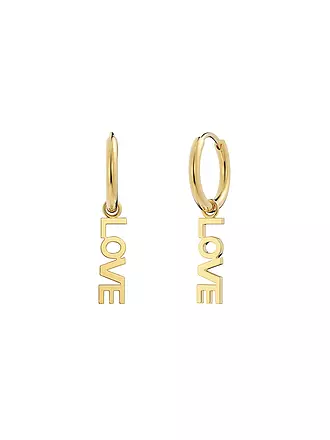 EDBLAD | Ohrringe LOVE HOOPS Gold | silber