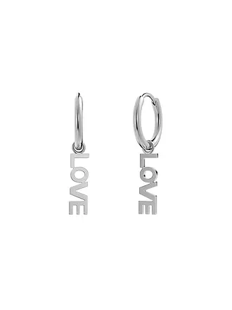 EDBLAD | Ohrringe LOVE HOOPS Gold | silber