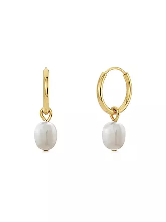 EDBLAD | Ohrringe PERLA HOOPS Gold | silber