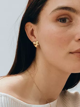 EDBLAD | Ohrstecker BARLEY STUDS Large Steel | gold