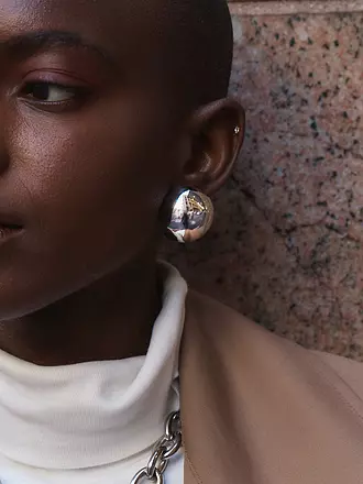 EDBLAD | Ohrstecker BEAD STUDS Maxi Steel | silber
