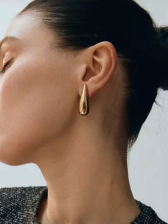 EDBLAD | Ohrstecker CREST STUDS Steel | gold