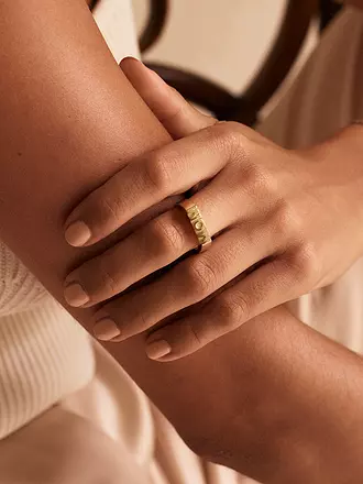 EDBLAD | Ring MOM Steel | gold
