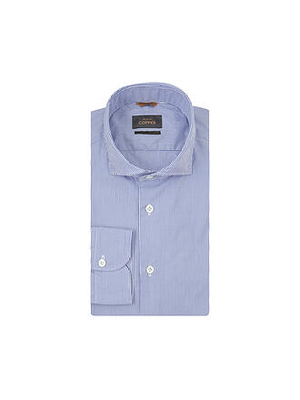 EDWARD COPPER | Hemd Tailored Fit | blau
