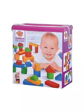 EICHHORN | Bunte Holzbausteine Baby 50 tlg | keine Farbe