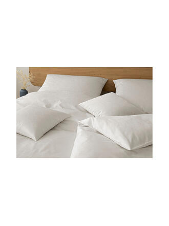 ELEGANTE | Damast Berttwäsche Circle 70x90cm/140x200cm Weiss | creme