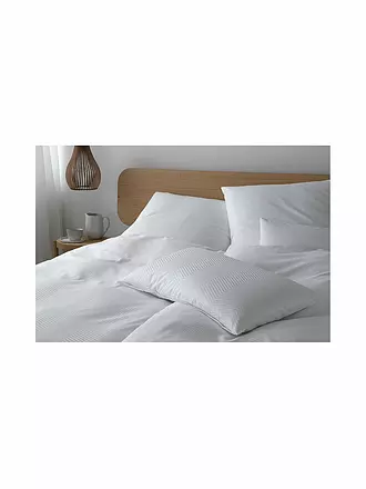 ELEGANTE | Damast Bettwäsche Canova 70x90cm / 140x200cm Weiss | weiss