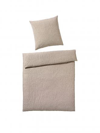 ELEGANTE | Halbleinen Bettwäsche Breeze 70x90cm/140x200cm Rose | braun