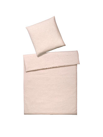 ELEGANTE | Halbleinen Bettwäsche Breeze 70x90cm/140x200cm Rose | orange