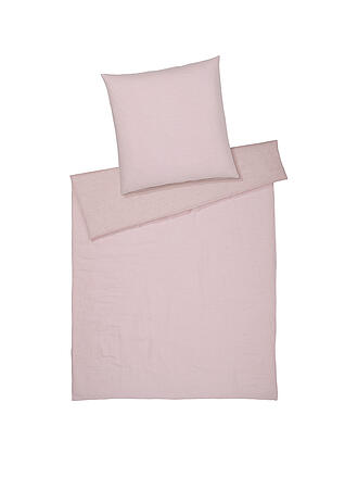 ELEGANTE | Halbleinen Bettwäsche Whisper 70x90cm / 140x200cm Puder | rosa