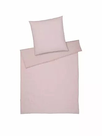ELEGANTE | Halbleinen Bettwäsche Whisper 70x90cm / 140x200cm Puder | hellgrau