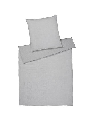 ELEGANTE | Halbleinen Bettwäsche Whisper 70x90cm / 140x200cm Puder | hellgrau