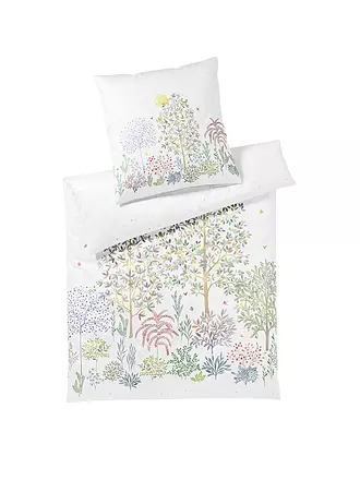 ELEGANTE | Satin Bettwäsche 140x200cm NIGHT DREAM Weiss | weiss