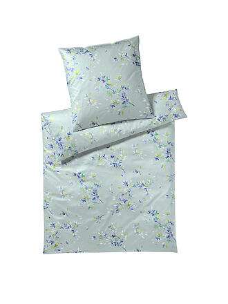 ELEGANTE | Satin Bettwäsche 70x90cm/140x200cm Light Lavendel | mint