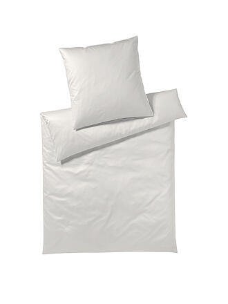 ELEGANTE | Satin Bettwäsche Hamburger Streifen 140x200cm Sand | creme
