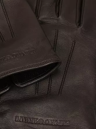 EMPORIO ARMANI | Lederhandschuhe | schwarz