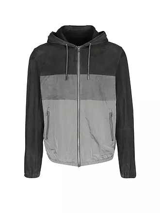EMPORIO ARMANI | Lederjacke | grau