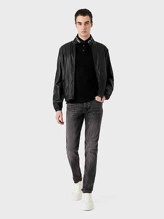 EMPORIO ARMANI | Lederjacke | blau