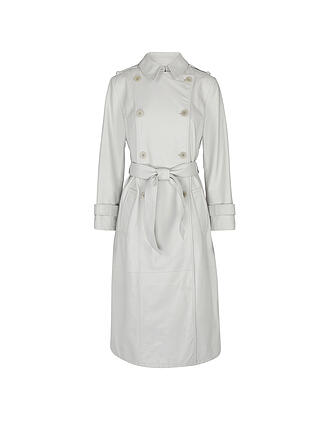 EMPORIO ARMANI | Ledermantel | grau