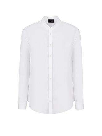EMPORIO ARMANI | Leinenhemd | hellblau