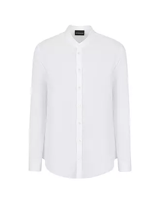 EMPORIO ARMANI | Leinenhemd | hellblau