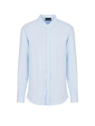 EMPORIO ARMANI | Leinenhemd | hellblau