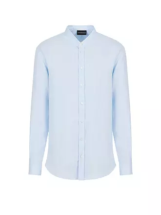 EMPORIO ARMANI | Leinenhemd | hellblau
