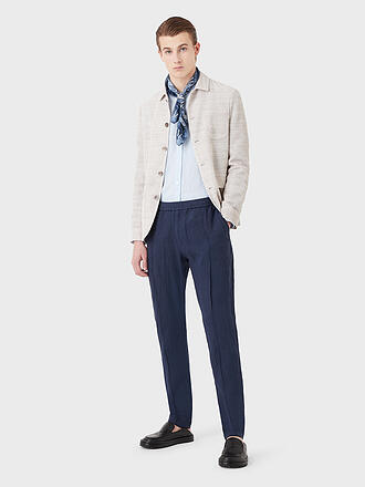 EMPORIO ARMANI | Leinenhemd | hellblau