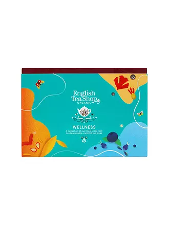 ENGLISH TEA SHOP | Geschenkbox Wellness Tee Kollektion 12 Pyjramiden Beutel | bunt