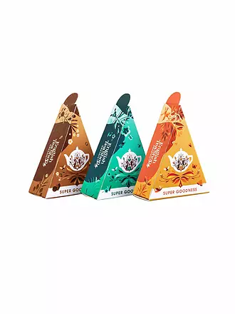 ENGLISH TEA SHOP | Geschenkbox Wellness Tee Kollektion 12 Pyjramiden Beutel | bunt