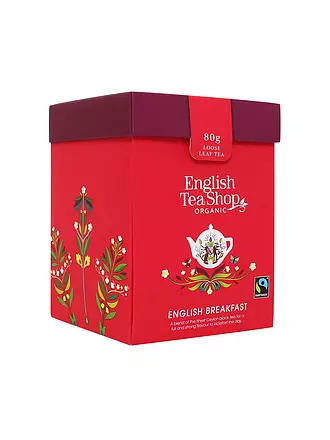 ENGLISH TEA SHOP | Grüner Tee Granatapfel, BIO Fairtrade, Loser Tee, 80g Box | bunt