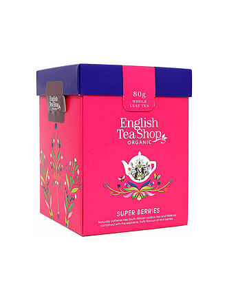 ENGLISH TEA SHOP | Grüner Tee Granatapfel, BIO Fairtrade, Loser Tee, 80g Box | bunt