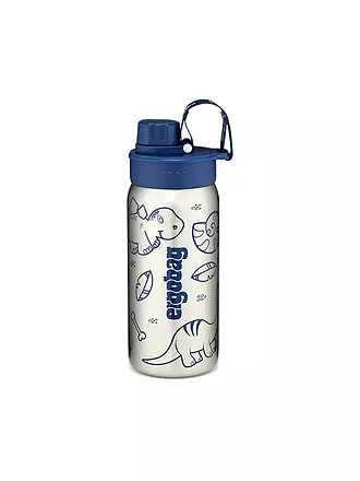 ERGOBAG | Edelstahl Trinkflasche 0,5L Petrol | blau